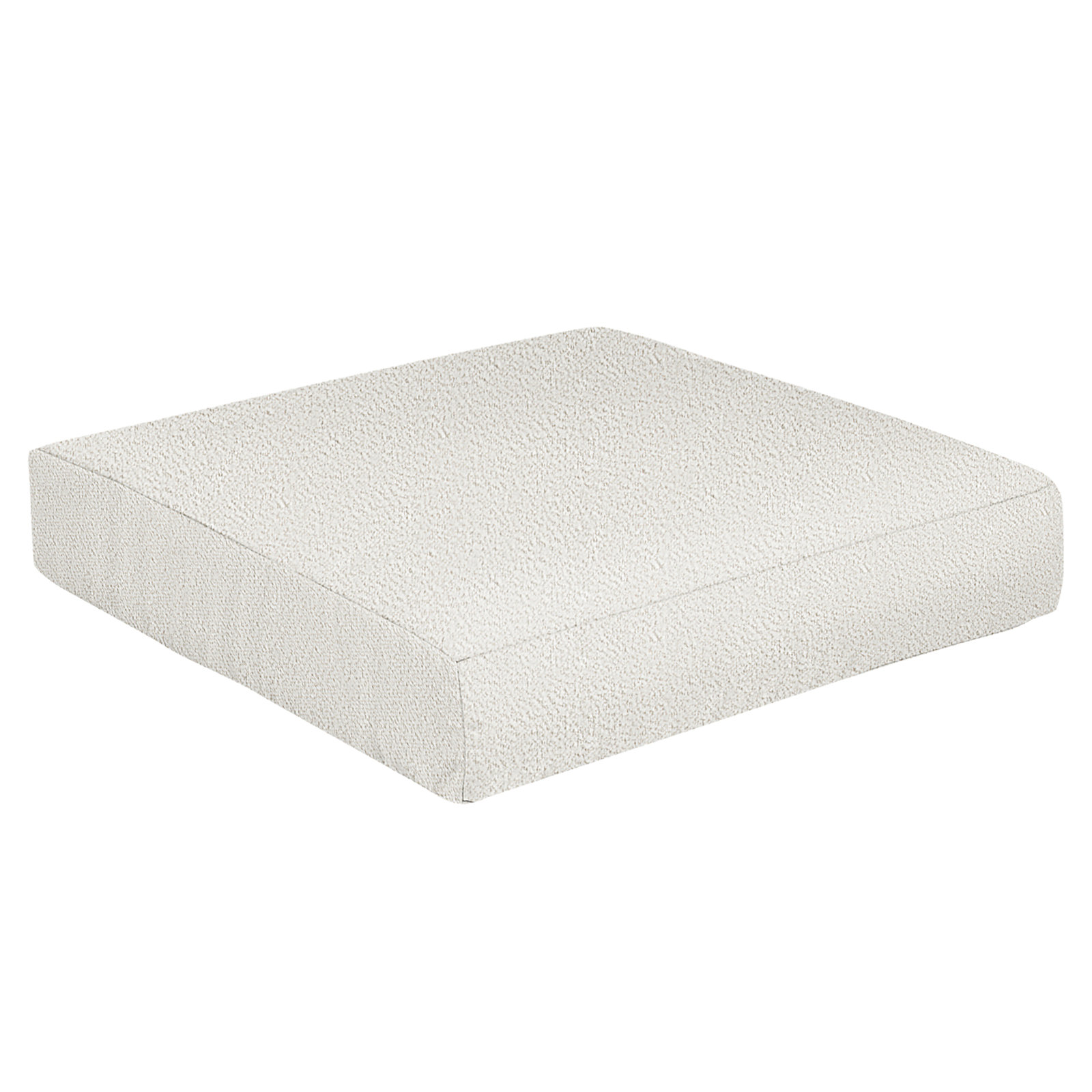 Amorina Outdoor Seat Cushion, Ivory, 22.5 in W x 22.5 in D x 5 in H