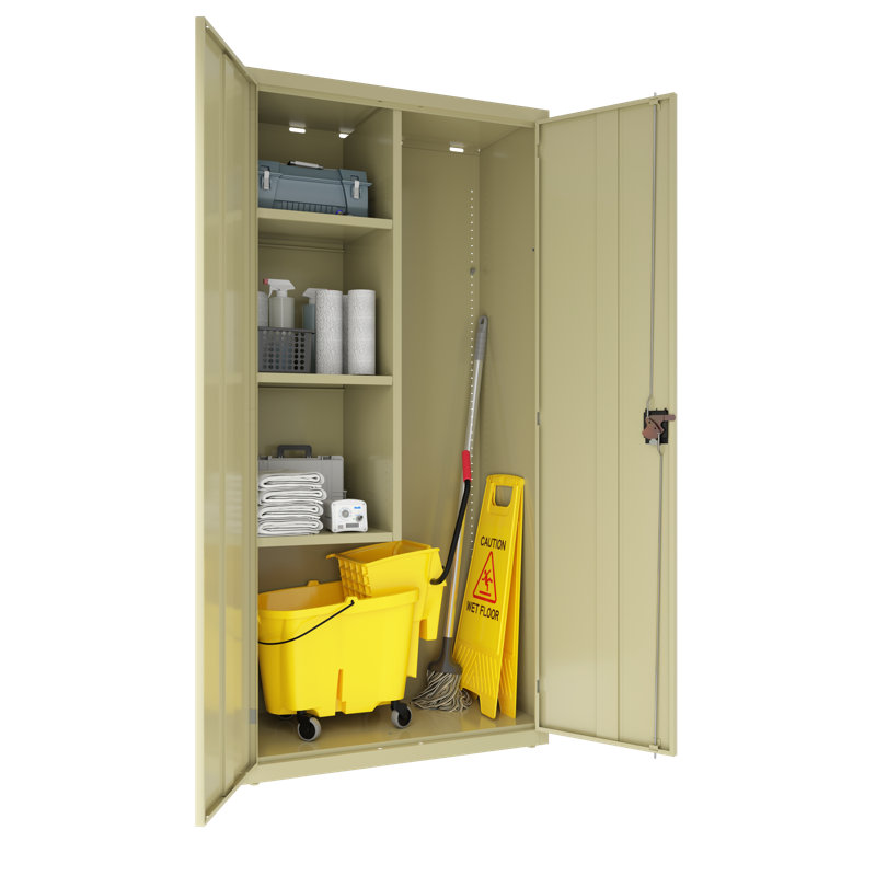 Armoire de rangement à 3 tablettes, Mastic