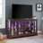 LED Curio Display Cabinet Antique Display Cabinet With Glass Doors Adjustable Shelves For Collectibles Four Door Design Vintage Showcase For Home Or Office Antique Display Case CHERRY-1621890752
