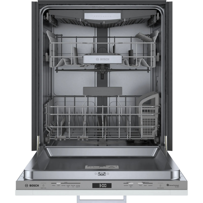 800 Series 24" Custom Top Control Built-In Dishwasher with Stainless Steel Tub and Flexible 3Rd Rack