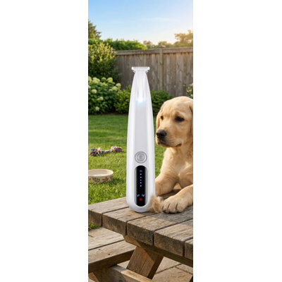 Nouveau tondeuse pour animaux 2026 avec éclairage à DEL, étanche IP68, moteur à deux vitesses, faible bruit, rechargeable USB pour la patte, l'oreille, le visage, les fesses et les sourires