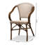 Chaise de patio empilable avec coussin Belle Haven-365240942