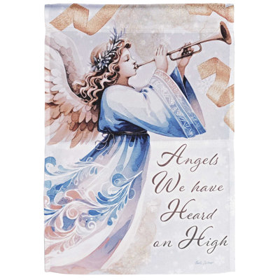 Gardenflag Angel On High Blowing Trumpet