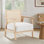 Chaise d'appoint rembourrée 28 po pour salon