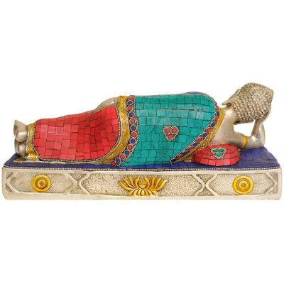 Bouddha Parinirvana en laiton