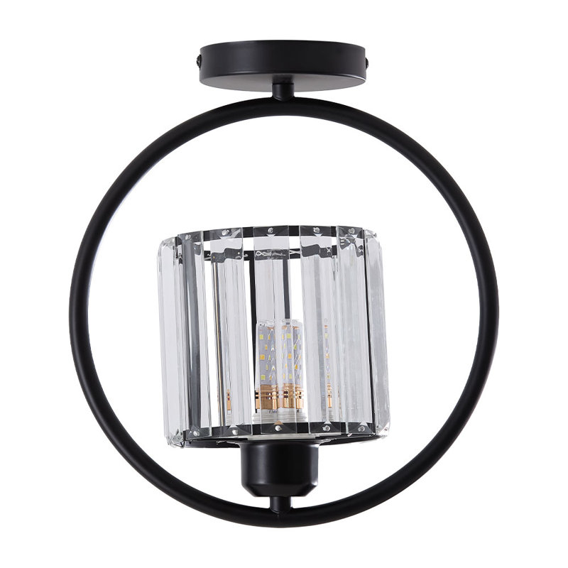 Crystal Semi Flush Mount