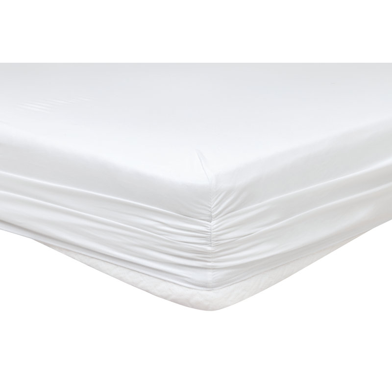 100% Cotton Fitted Sheet, King Fitted Sheet, White