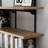 60" Long Wall Shelving Unit, Floating Bookshelf With Adjustable Brackets, 10" Deep And 1" Thick Real Wood Boards, Farmhouse Shelf, Living Room Decor, Hanging Shelf For Storage, Burnt, 3 Tier