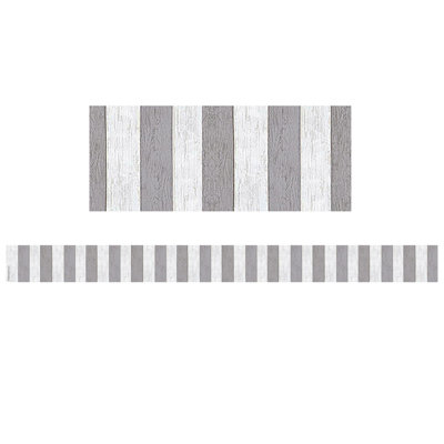 Bordure droite à rayures grises modernes