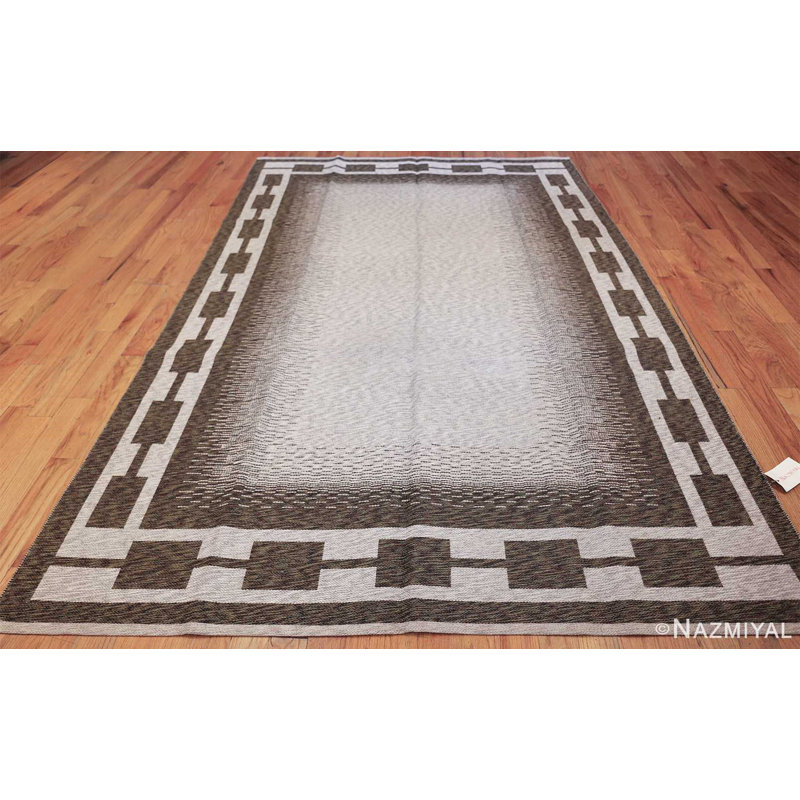 Scandinavian One-of-a-Kind Rectangle 6'3" X 9'5" Area Rug