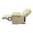 Beige Recliner With Pillow Top Armrest-787002563