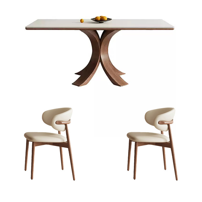 Table de salle à manger Rock, H 29,53 po x L 62,99 po x l 31,5 po