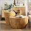 Table basse en bois aggloméré noir 39,37 pouces Modern Handcraft
