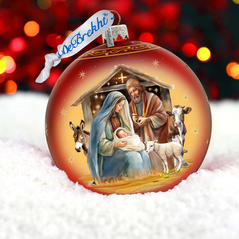 5.5'' Glass Ball Ornament