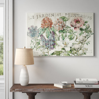 Arlesa Giana Le Jardin Printemps by Sue Schlabach - Wrapped Canvas Print