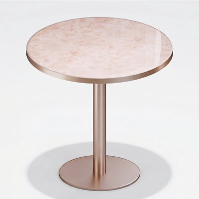 31.5" Sintered Stone Bistro Table, Modern Square/Round Dining Table with 26 Size Options for Kitchen Cafe Small Space