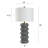 Degges - Transitional Table Lamp - White Shade-775885637