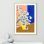 «Stripey Flowers Print» par Violets Print House