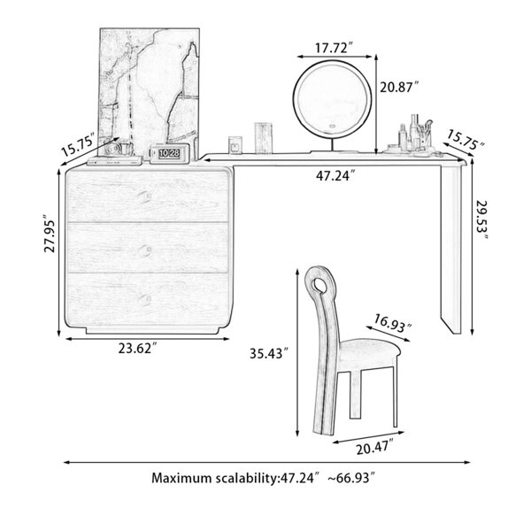 Dimensions du produit