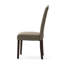 Chaise parsons en tissu brun clair