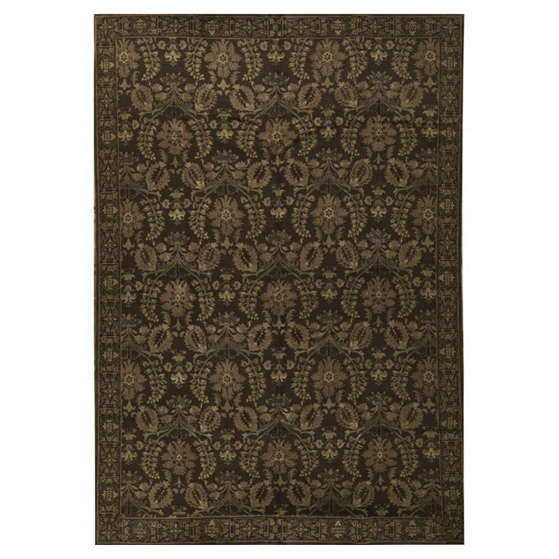 ASRS6112BBR00 Hand Knotted Wool Area Rug, Rectangle 14' x 20'