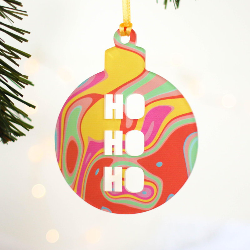 10cm Acrylic Bauble