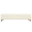 Repose-pieds confortable, blanc