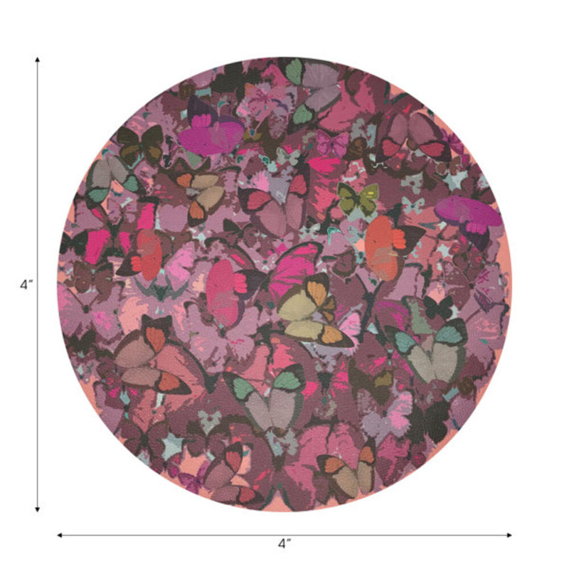 Sous-verres Mariposa, Rose