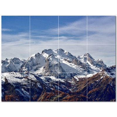 4.25'' x 4.25'' Satin Ceramic Decorative Mural