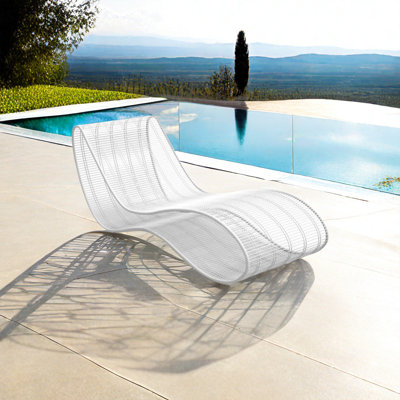 Chaise longue d'extérieur en alliage d'aluminium Paili