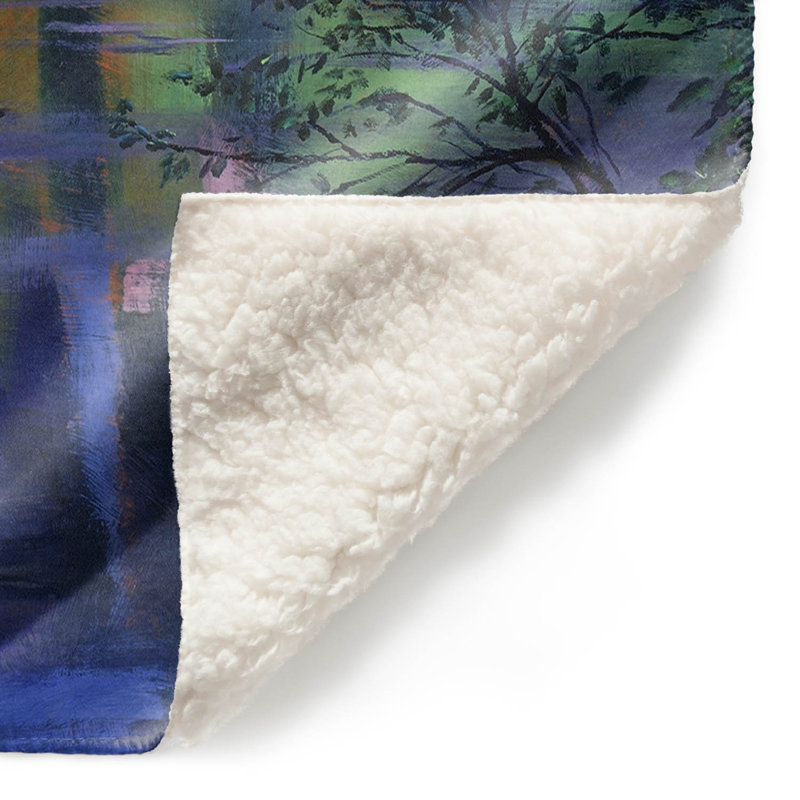 Hand Woven Throw Blanket, 51" x 60"