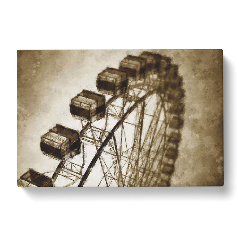 Ferris Wheel Vol.3 - Wrapped Canvas Print, 40cm H x 60cm W x 3cm D