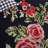 Jardin Hand Tufted Wool/Cotton Floral Rug in Pink/Black-95854370