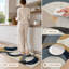 Abstract Circles Non-Slip Washable Kitchen Mats