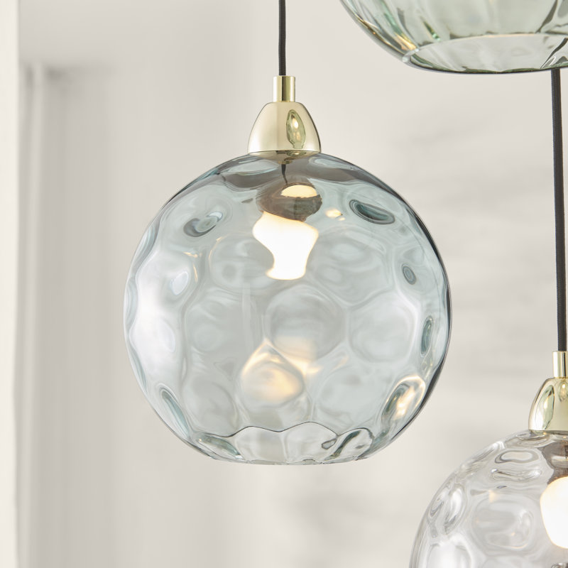 3 - Light Metal Tiered Pendant