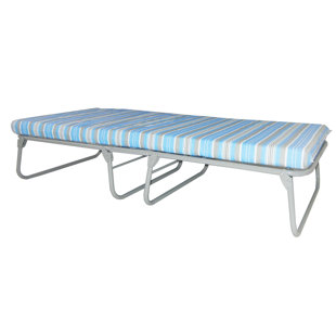Blantex XK5-XL Heavy Duty Foldable Steel Bed 33.5" x 78" w/Foam Mat