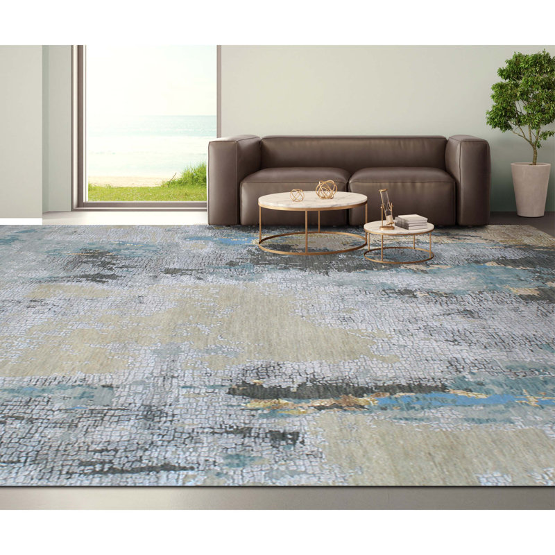 Abstract Area Rug, Rectangle 8' x 10'