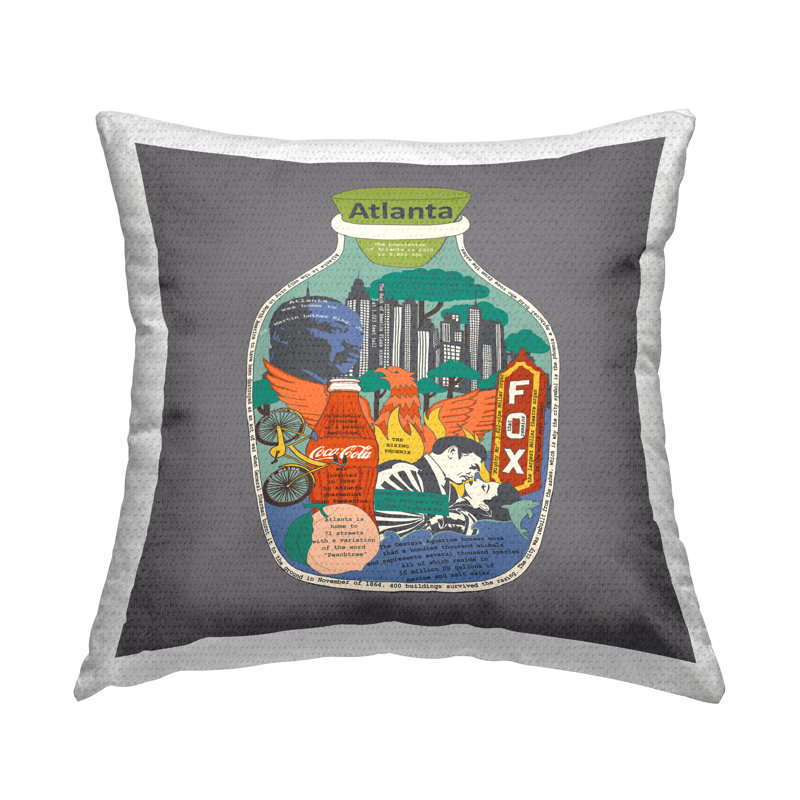 Coussin d'extérieur imprimé Atlanta Atlanta