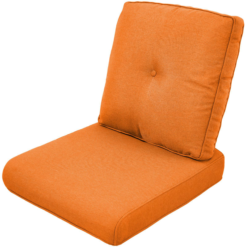 Coussin de siège / dossier d'extérieur Schutt, Orange, 1 coussin de siège / dossier