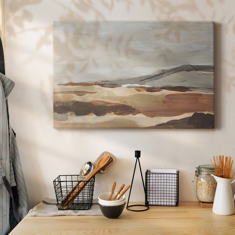Dusky Mountain I-Gallery Wrapped Canvas, 12" H x 18" W