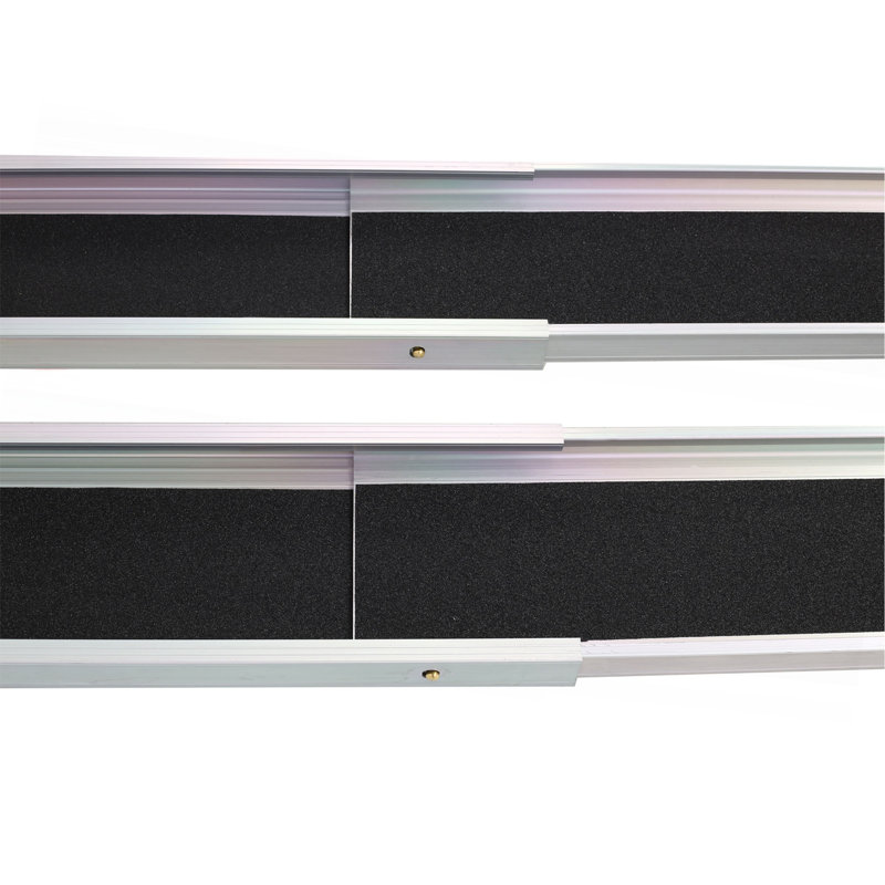 7' Adjustable Wheelchair Telescoping Track Ramps