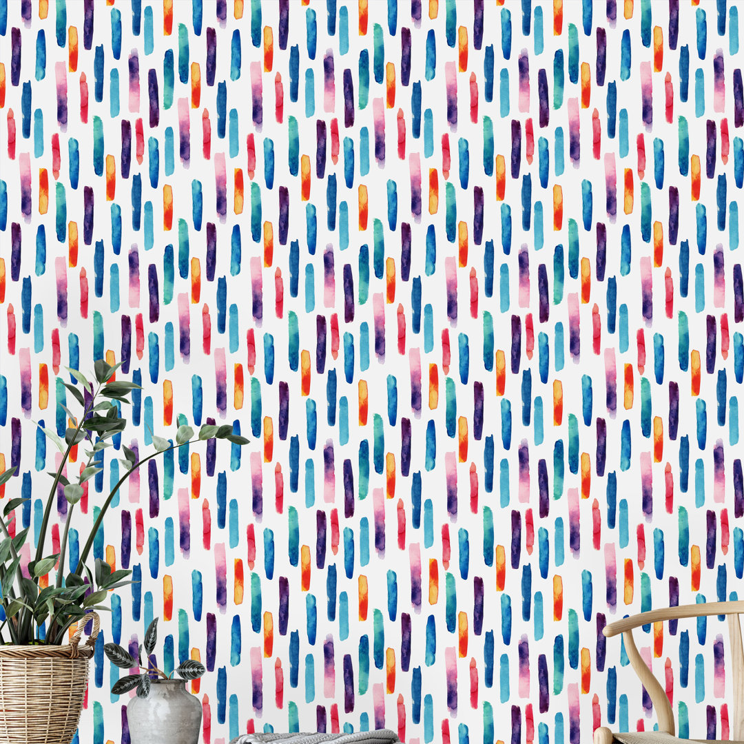 Demerie Peel & Stick Geometric Roll Latitude Run® 