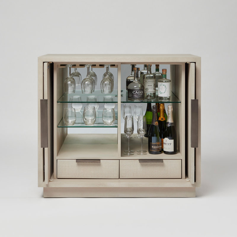 Holmes Solid Wood Bar Cabinet