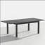 Table de salle à manger extensible en aluminium pour l'extérieur, table de patio toutes saisons