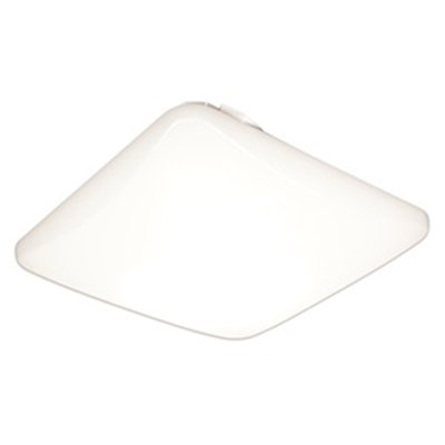 Plafonnier encastré carré simple 1 lumière del
