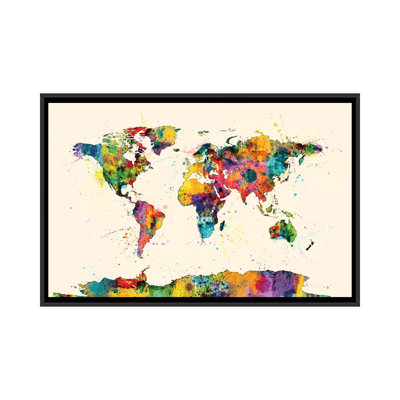 «Drops Of Color II» par Michael Tompsett, impression sur toile tendue