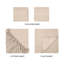 Ensemble de draps en satin de coton peigné de qualité supérieure à densité du tissage de 300 fils-408824378-408824352