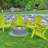 Anbut High - Density Polyethylene (HDPE) Folding Adirondack Chair-360699125