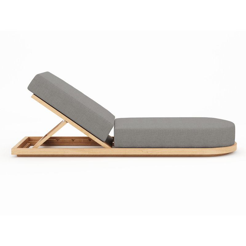 Muse Chaise Lounge, Dark Gray