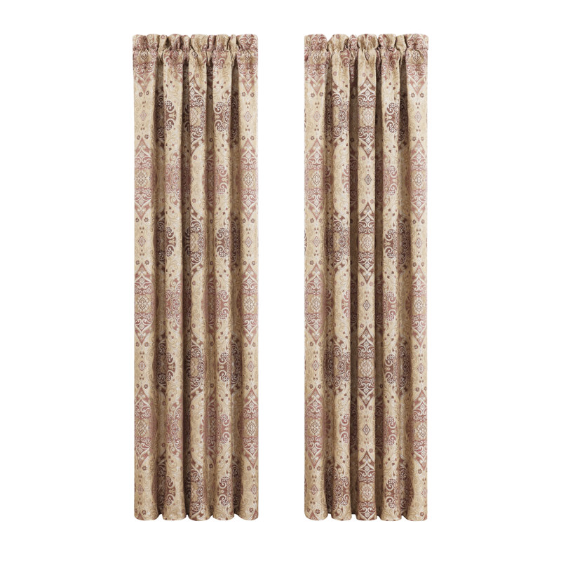 Weston - Terracotta 84" Window Panel Pair, 50" W x 84" L 